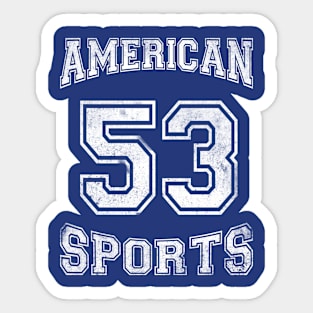 American football sports Sticker